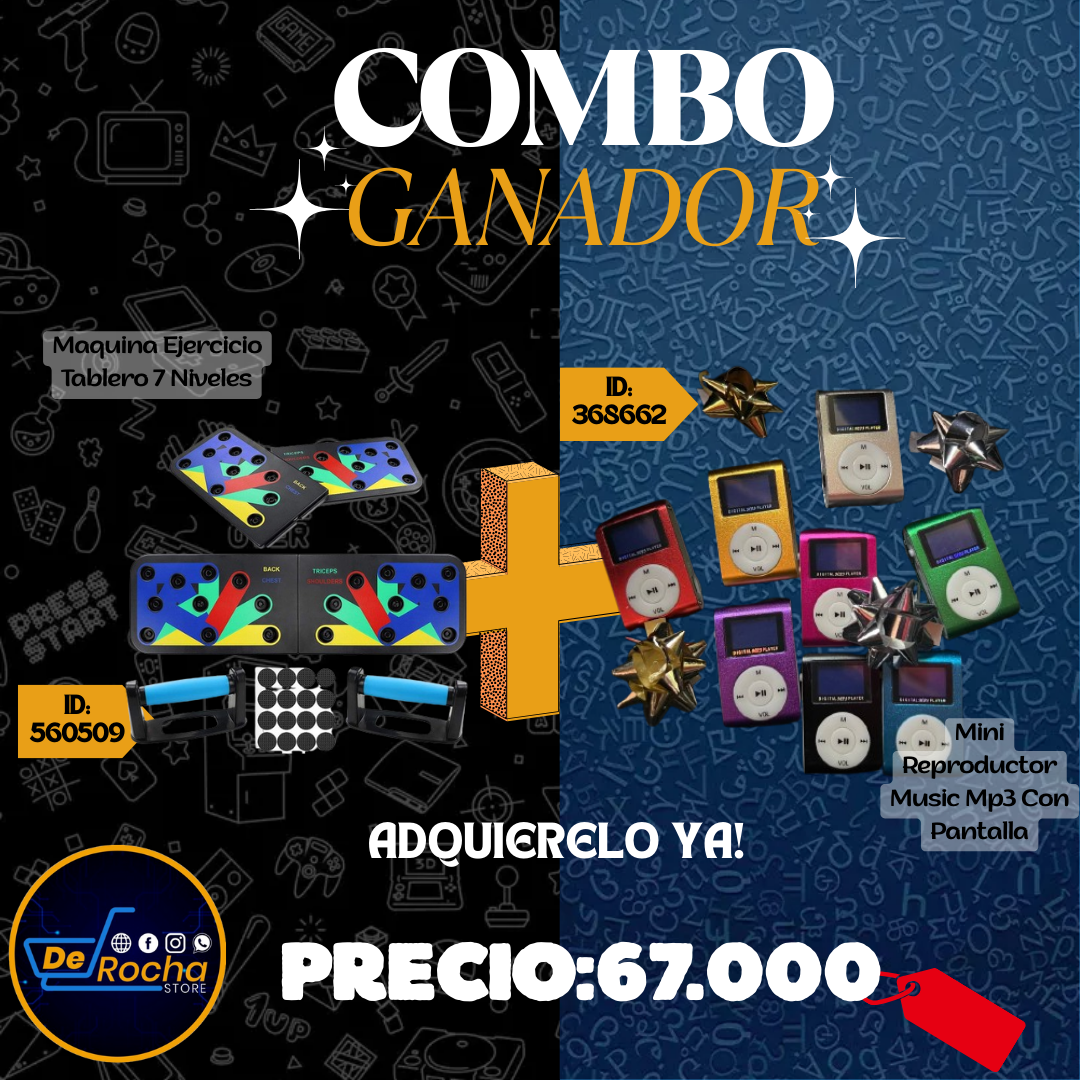 combo mp3+tablero ejercicio